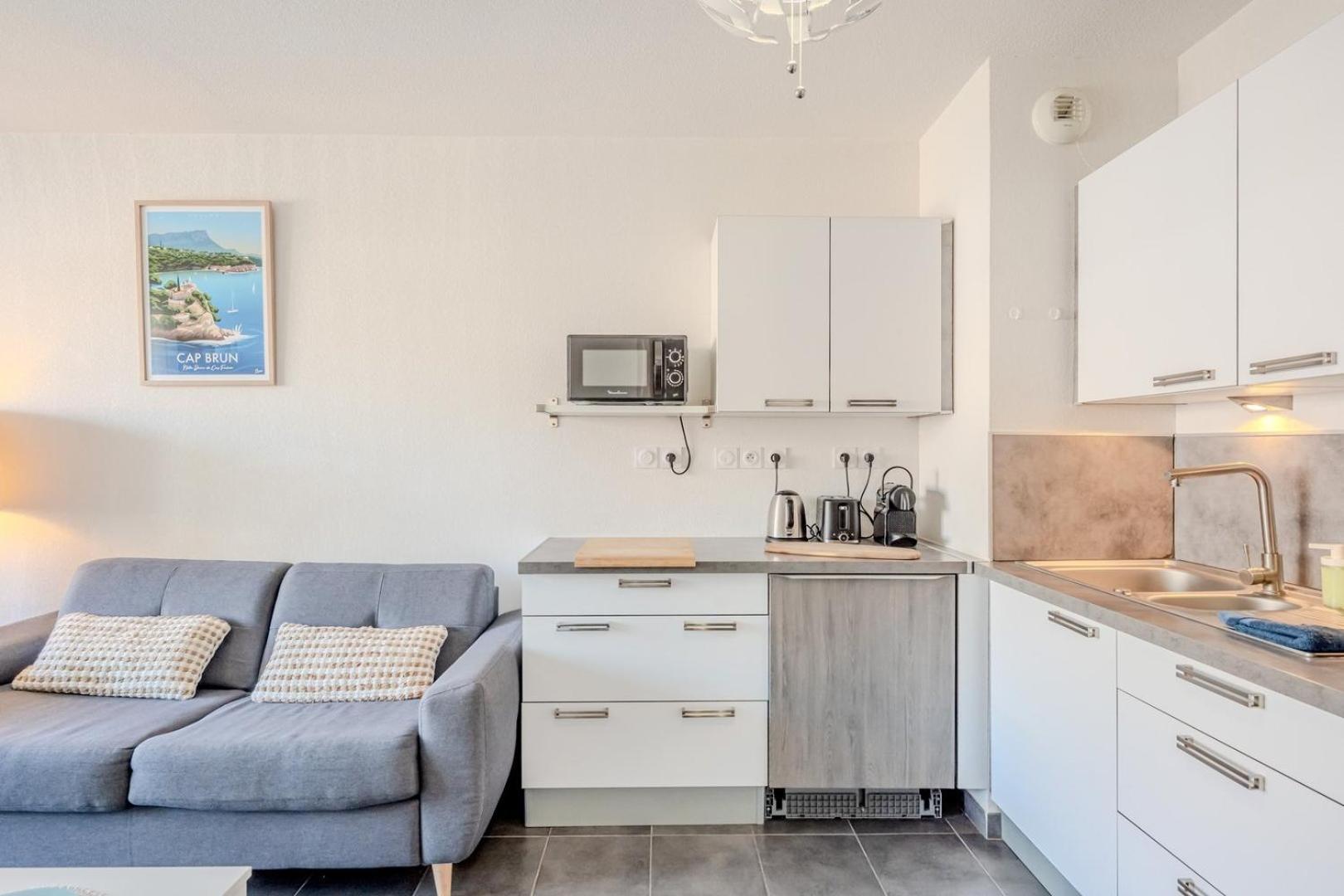 Apartmán Le Neroli T2 Dernier Etage Avec Terrasse Et Garage Toulon Exteriér fotografie